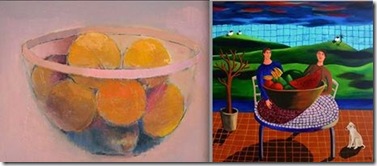 Caroline og Kirsten malerier fra facebook