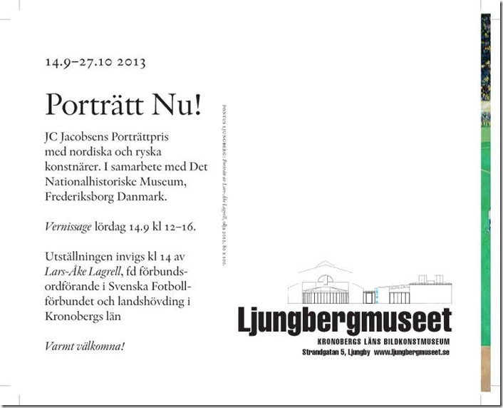 Ljungbergmuseet sep. 2013 invitation