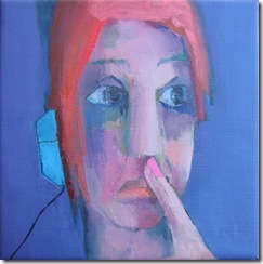Udtryk, 30x30, olie på lærred 001