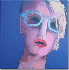 Udtryk, 30x30, olie på lærred 002